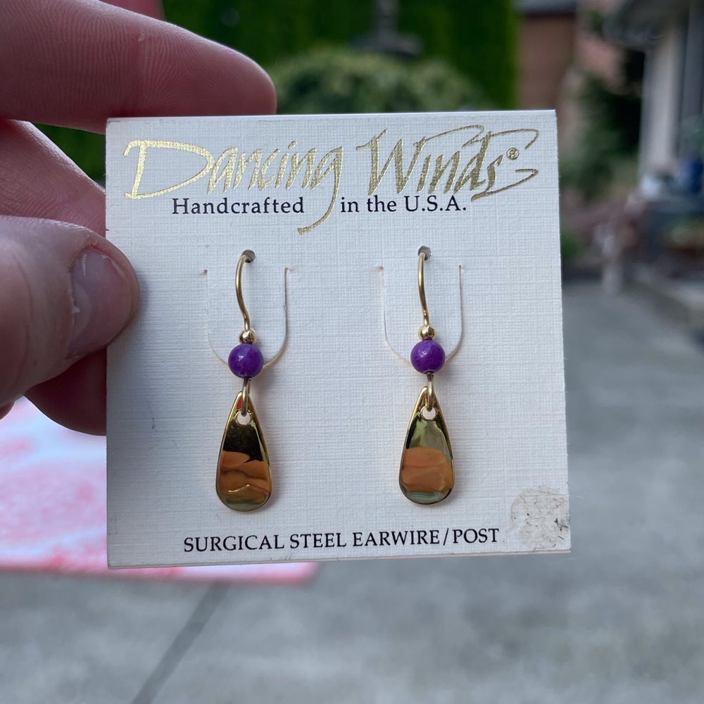 Dancing Winds dangle earrings
